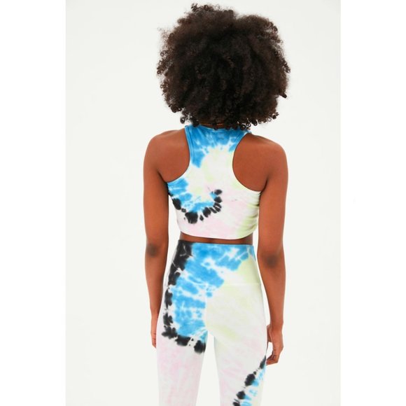 Electric & Rose Bella Rainbow Tie Dye Crop Tank Top - Picture 8 of 8